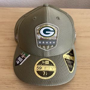New Era 59Fifty Green Bay Packers Salute to Service Size 7 1/4 (57.7cm)